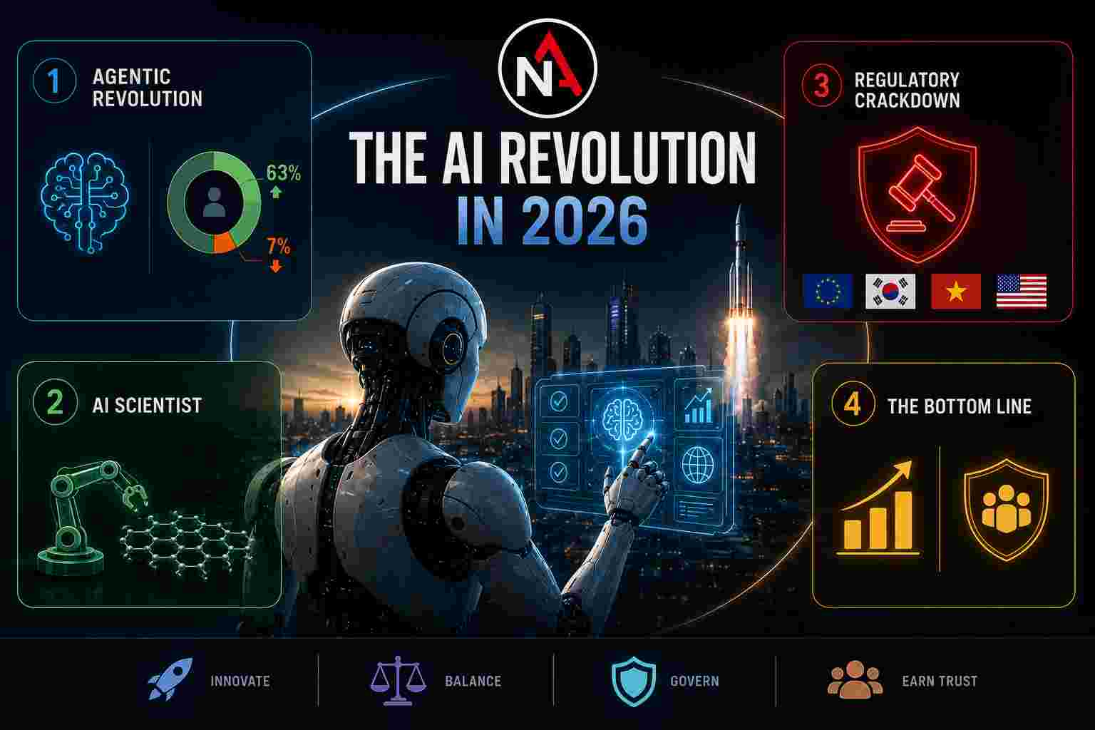 The Great AI Leap: From Chatbots to Lab Coats and Law Books