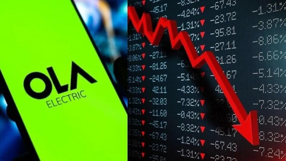 Ola Electric's market share falls out of the top five in February, and its stock reaches a record low