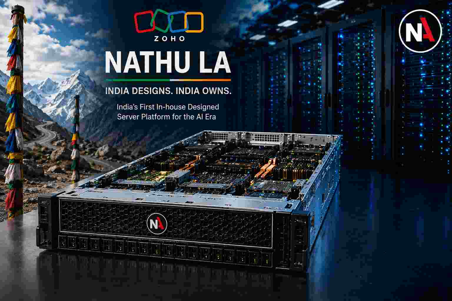 India’s AI Push Gets a Boost as Zoho Debuts ‘Nathu La’ Server